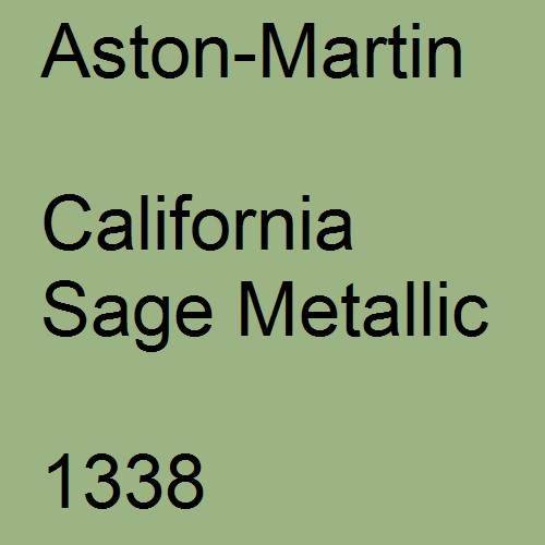 Aston-Martin, California Sage Metallic, 1338.